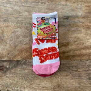 5/$20 NEW 3Pk Women's Sugar Daddy Candy Socks